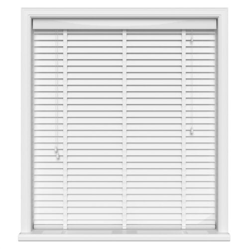 Pure White Gloss & Cotton Real Wood